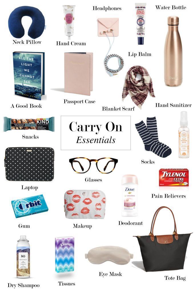 Carry On Essentials -   15 holiday Essentials carry on ideas