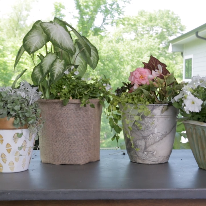 How to Upgrade Old Pots -   15 small planting Decor ideas