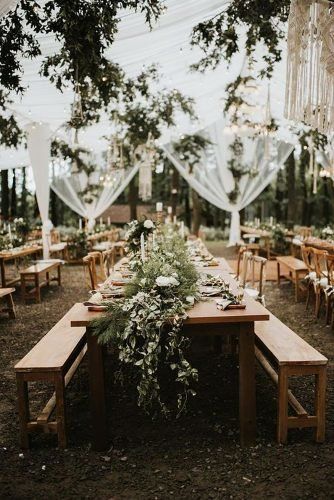 15 Forest Wedding Theme Ideas -   15 wedding Bohemian reception ideas