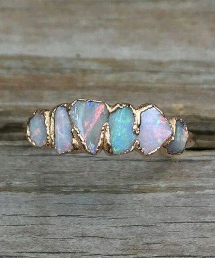 15 wedding Rings opal ideas