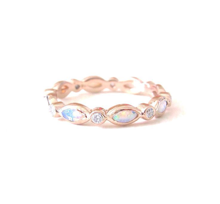 Opal Eternity Ring -   15 wedding Rings opal ideas