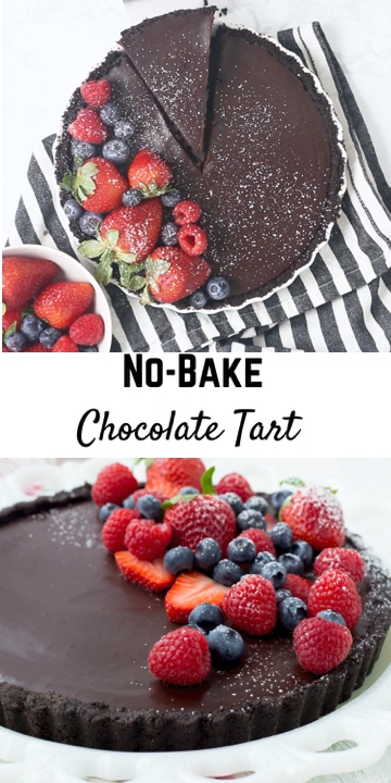 No Bake Chocolate Tart -   16 desserts Fancy cake ideas