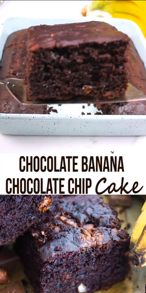Double Chocolate Banana Cake -   16 desserts Fancy cake ideas