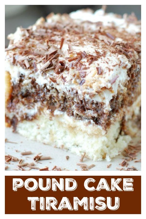 Pound Cake Tiramisu -   16 desserts Fancy cake ideas