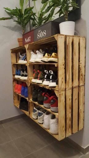 PREPARE A PRACTICAL HOME DECOR STORAGE SPACE FOR YOUR BELOVED SHOES. - Page 13 of 50 - Breyi -   16 diy projects For Bedroom how to paint ideas