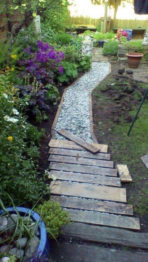 40+ Amazing DIY Garden Path and Walkways Ideas -   16 garden design backyard ideas