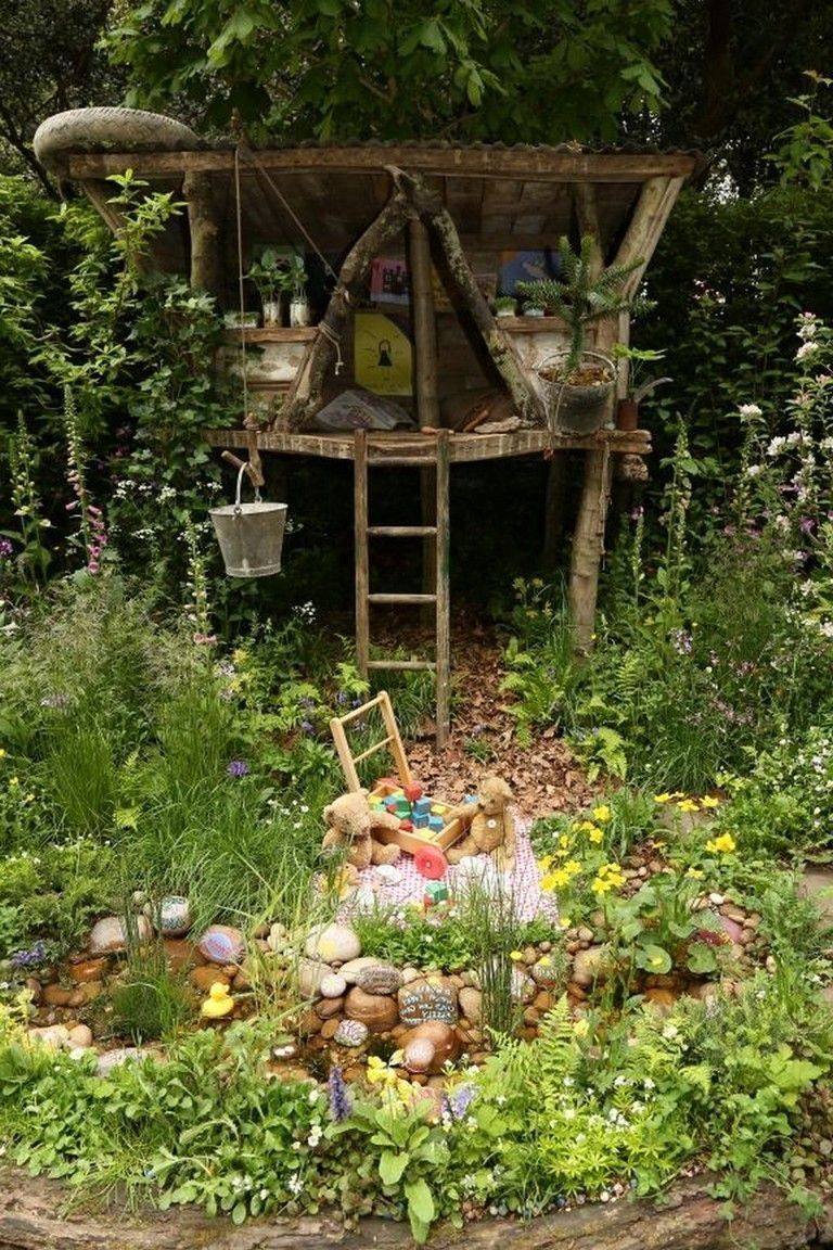 43 Elegant Play Garden Design Ideas For Kids -   DIY