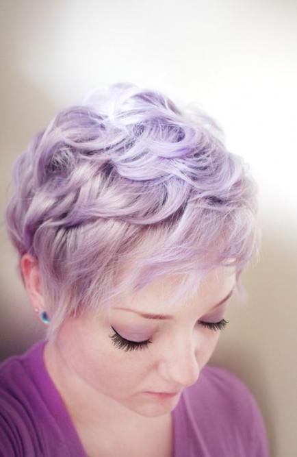 16 hair Purple pixie ideas