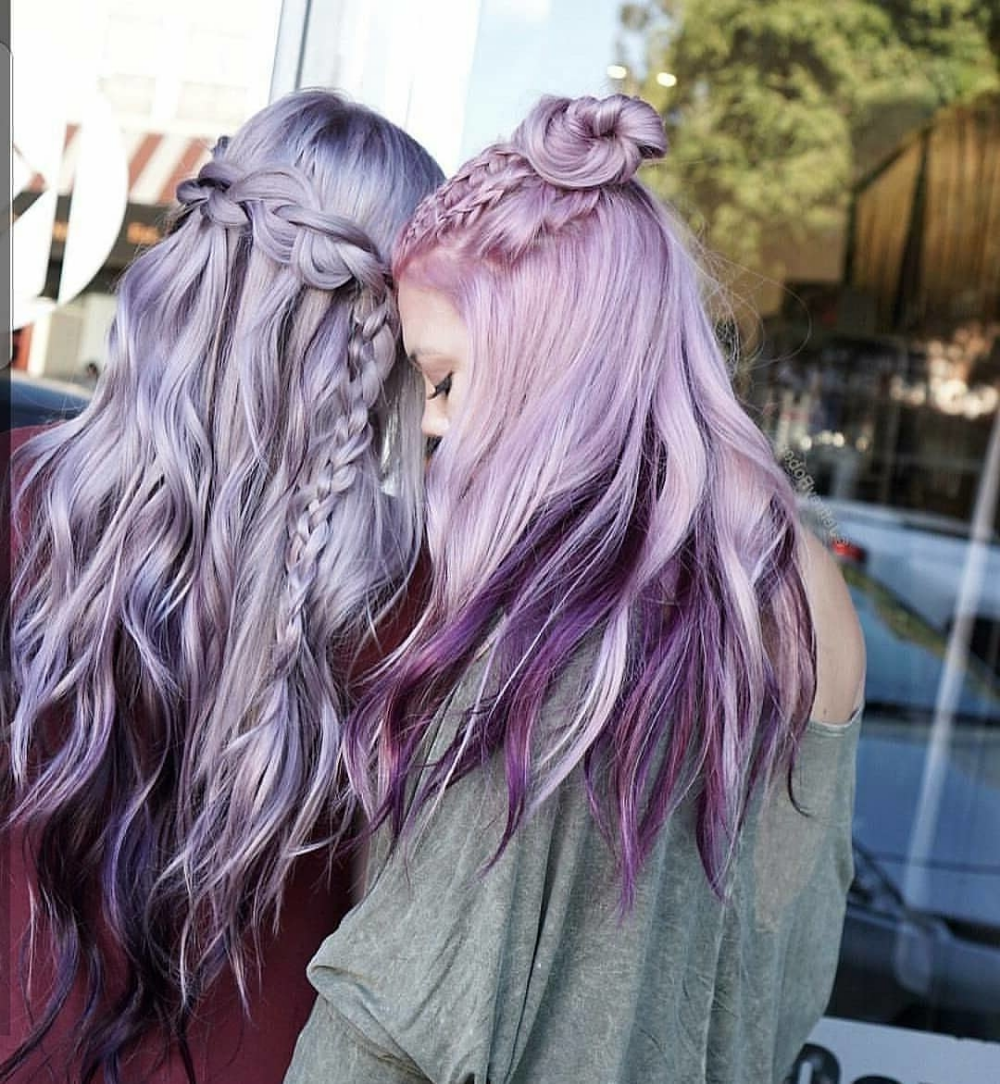 25 Purple Hair Color Ideas to Try in 2019 -   16 hair Purple pixie ideas