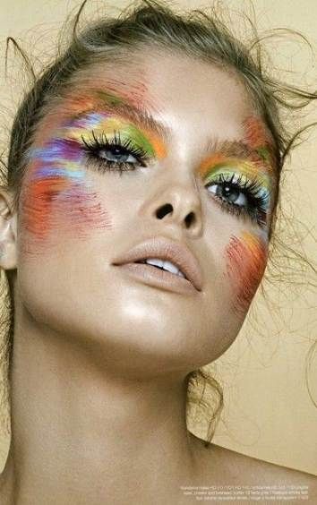 Trendy makeup colorful fantasy faces Ideas -   16 makeup Colorful fantasy ideas