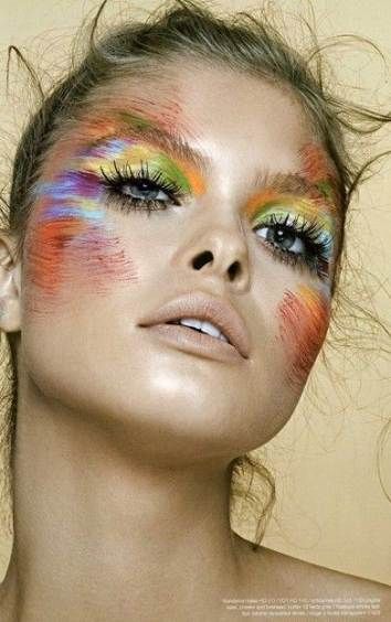 16 makeup Colorful fantasy ideas