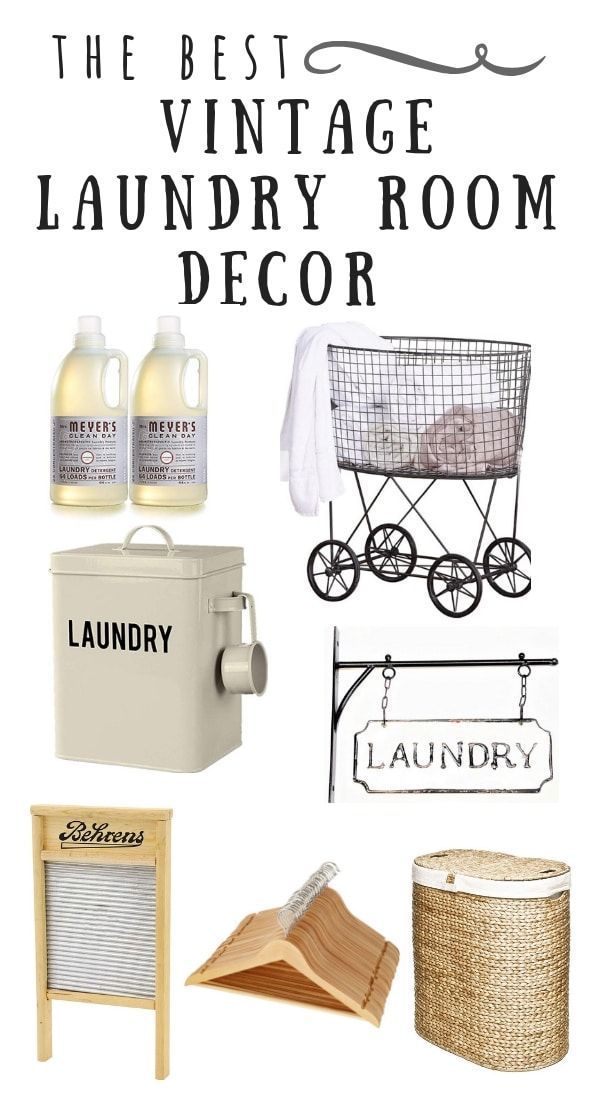 WHEN VINTAGE LAUNDRY ROOM DECOR MAKES WASHING LOVELY -   16 room decor Rustic baskets ideas