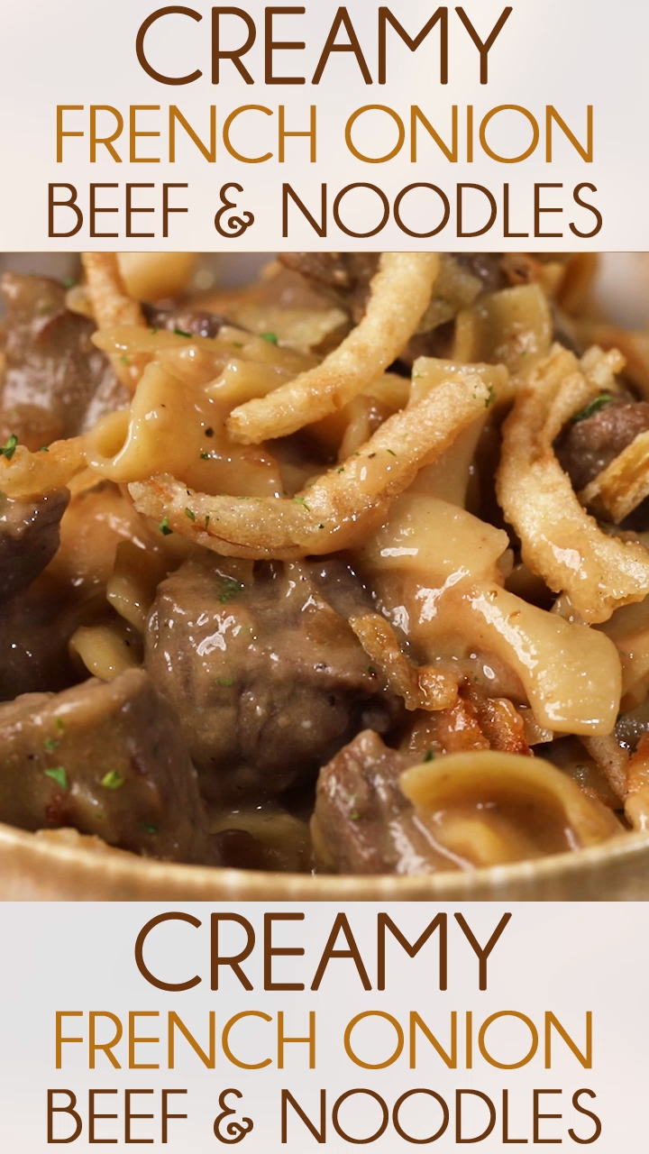 French Onion Beef and Noodles -   17 healthy recipes Lunch one pot ideas