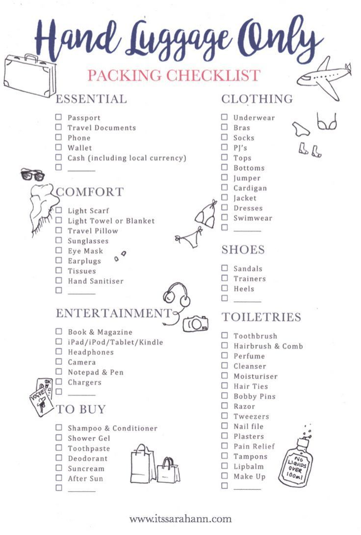 Beach Vacation Packing Free Printable -   17 holiday Packing style ideas