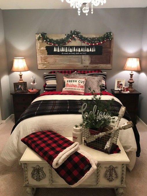 20 Pretty Christmas Decoration Ideas For Your Bedroom 6 -   17 room decor Christmas craft ideas