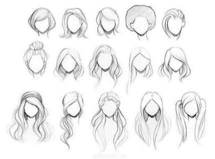 Super Drawing Hair Ponytail 68 Ideas -   18 hair Women drawing ideas