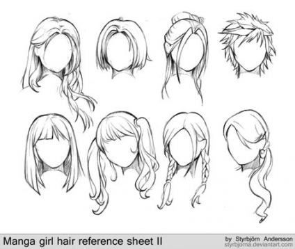 36 Best Ideas For Hairstyles Women Drawing -   18 hair Women drawing ideas