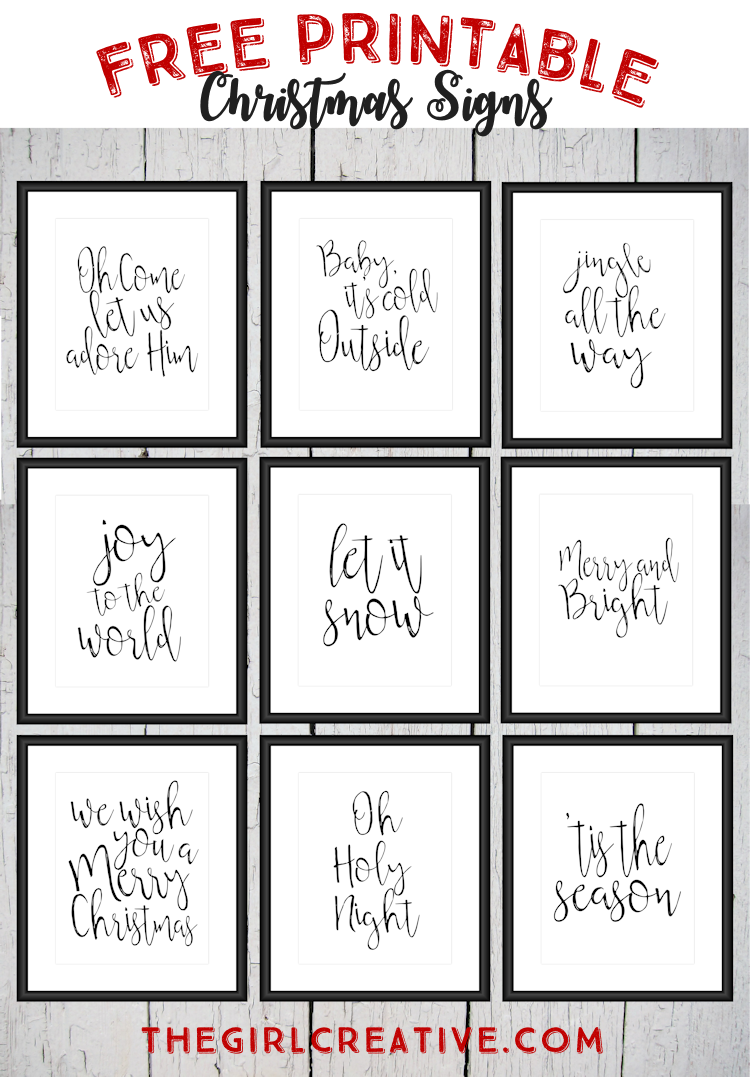 Free Printable Christmas Signs -   18 holiday Sayings parties ideas