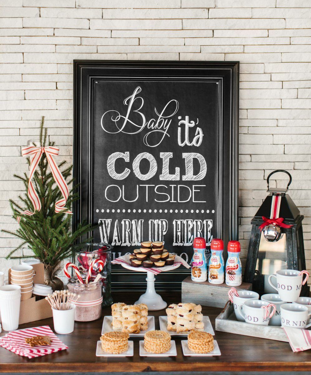 Holiday Coffee & Hot Cocoa Bar Ideas -   18 holiday Sayings parties ideas
