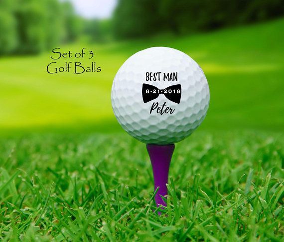 BEST MAN Gift - Gift for Best Man - Best Man Gift ideas - Bridal Party Gifts - Gifts for Wedding Party - golf balls - Gift for Groomsmen -   18 wedding Gifts for dad ideas