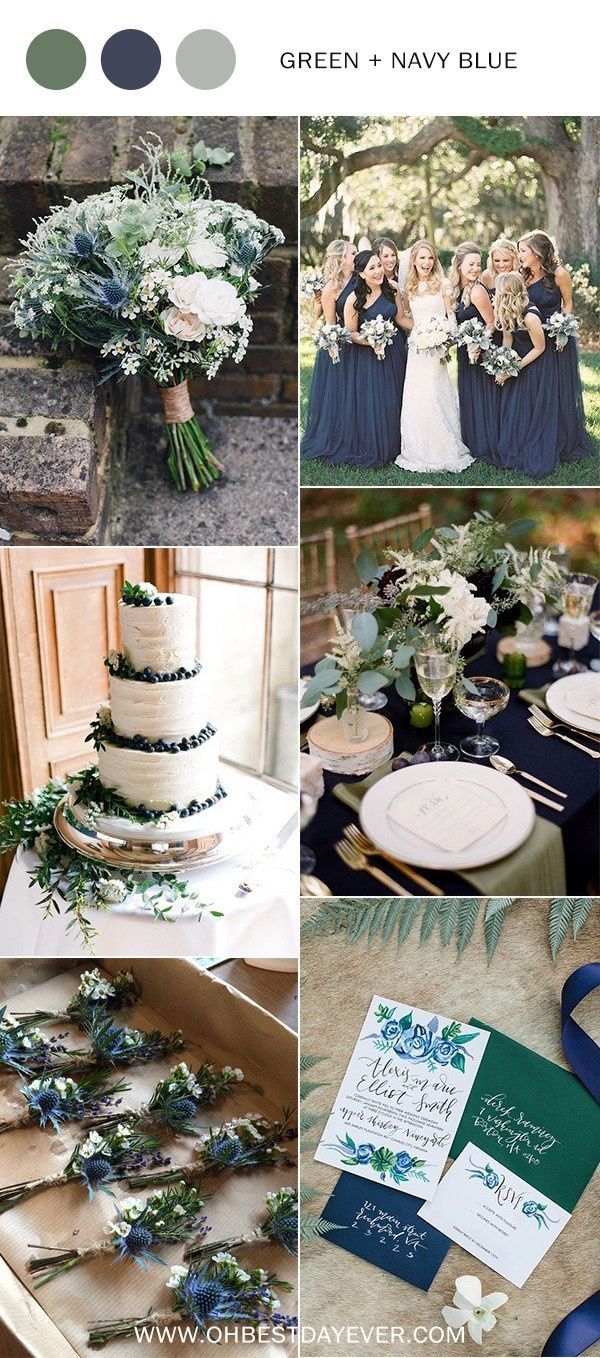 10 Perfect Shades of Green Wedding Color Ideas for Spring/Summer 2019 -   18 wedding theme ideas