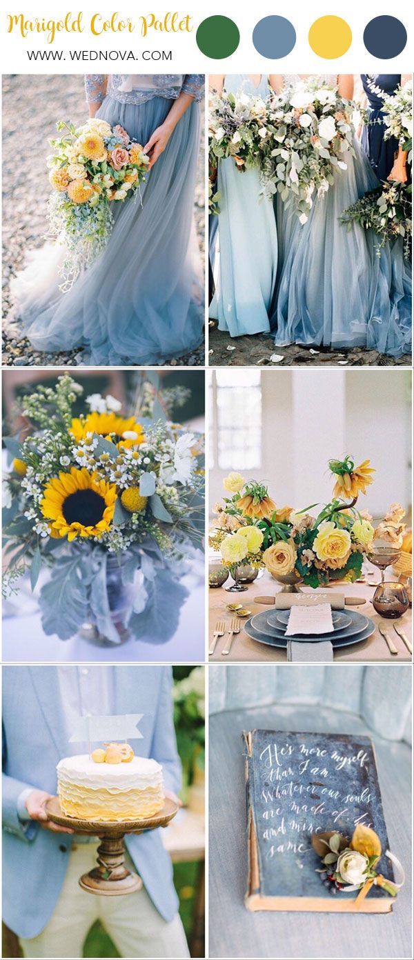 Summer Wedding Color: 10 Yellow Wedding Ideas to Have -   18 wedding theme ideas