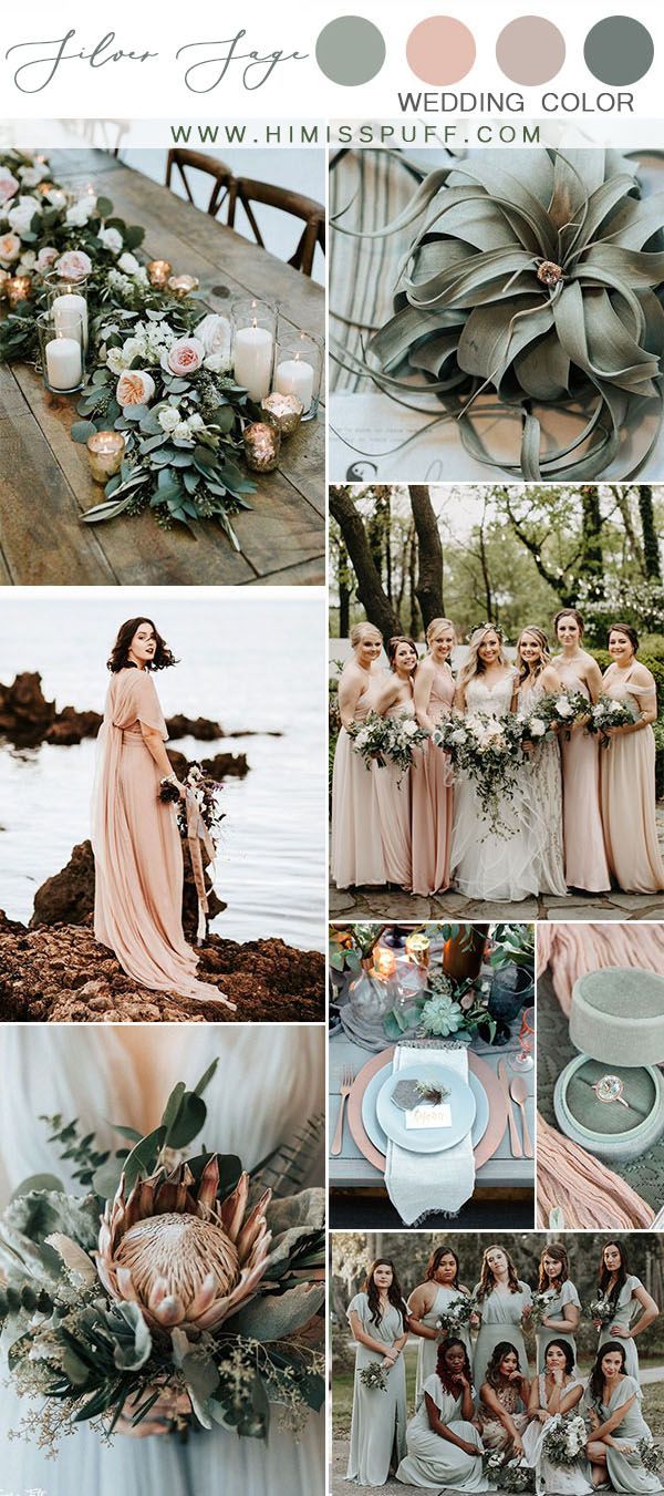 Top 10 Wedding Color Scheme Ideas for 2020 -   18 wedding theme ideas