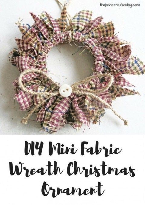 Easy & Cheap DIY Fabric Ornaments For Christmas -   19 fabric crafts Christmas decor ideas