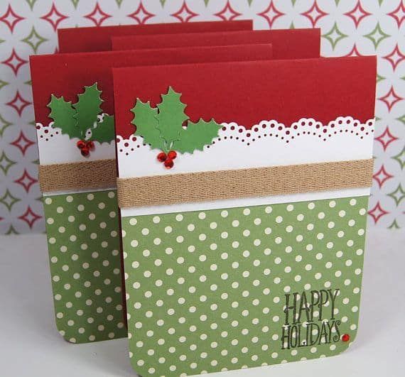 Make Your Own Creative DIY Christmas Cards This Winter -   19 holiday Cards diy ideas