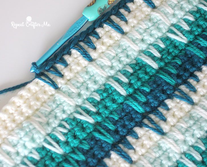 Crochet Spike Stitch Blanket -   19 knitting and crochet Projects fun ideas
