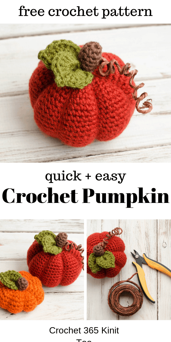 Medium Crochet Pumpkin Pattern -   19 knitting and crochet Projects fun ideas