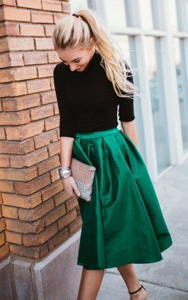 Women's Holiday Evergreen Party Skirt Now in Stock -   19 wedding Winter guest ideas