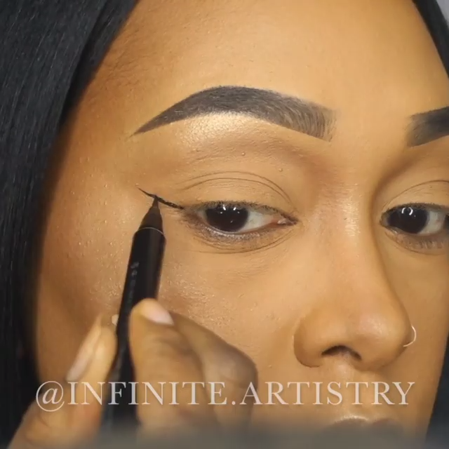 False Lashes & Winged Eyeliner Tutorial -   23 makeup Eyeliner videos ideas