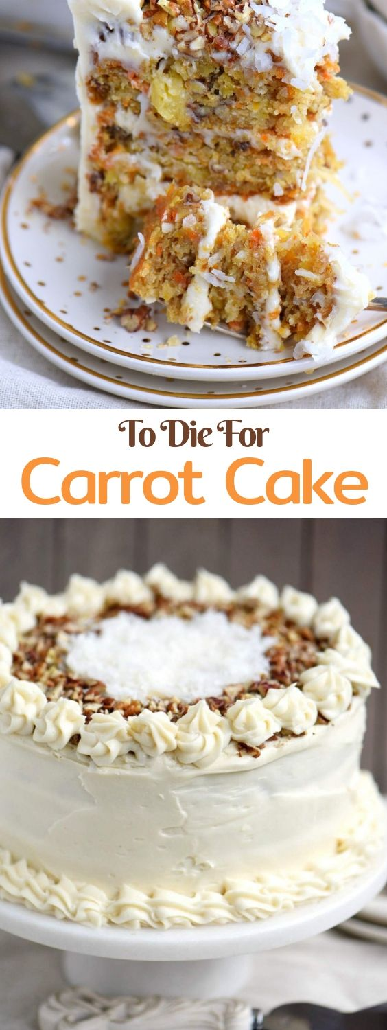 To Die For Carrot Cake -   6 cake Pineapple mom ideas