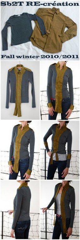 41+ trendy Ideas for diy clothes reconstruction link -   6 DIY Clothes Reconstruction link ideas