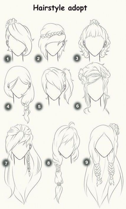 7 hairstyles anime ideas