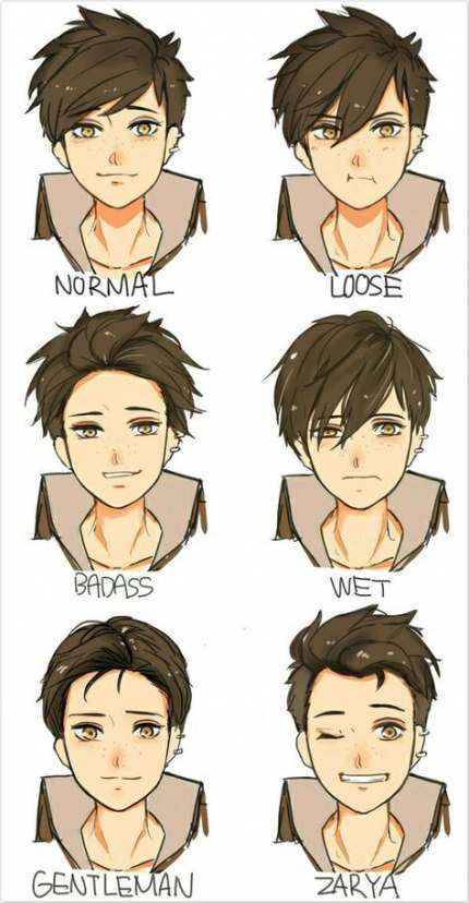 Drawing anime hairstyles guys 16+ ideas -   7 hairstyles anime ideas