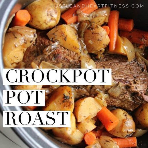Easy Clean Eating Pot Roast Crock Pot Recipe -   7 healthy recipes Crock Pot carrots ideas
