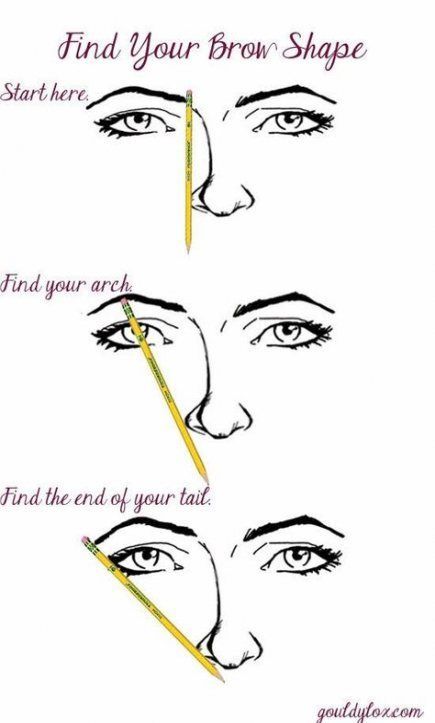 7 makeup For Beginners eyebrows ideas