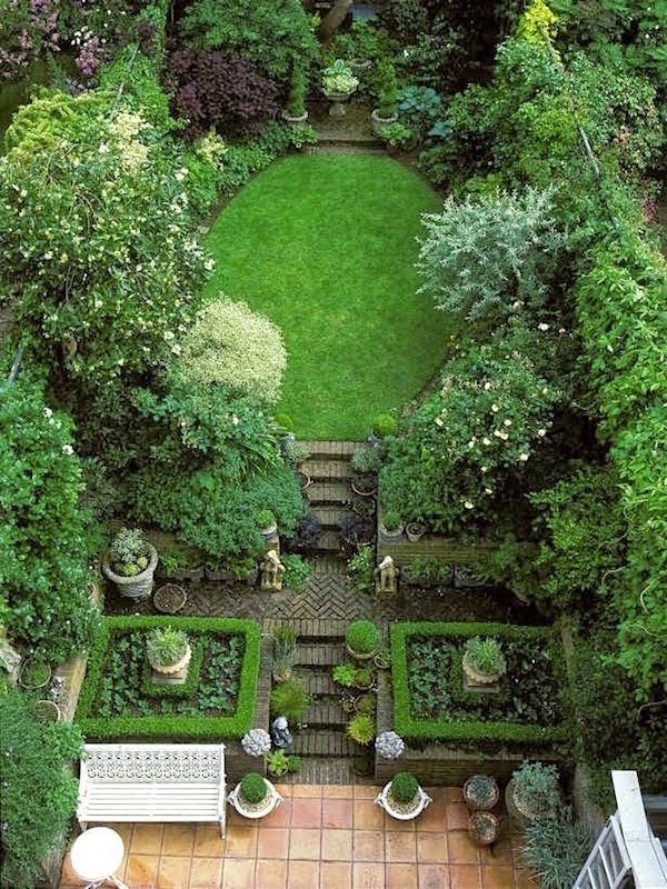 25 Seriously Jaw Dropping Urban Gardens -   8 garden design Layout no grass ideas