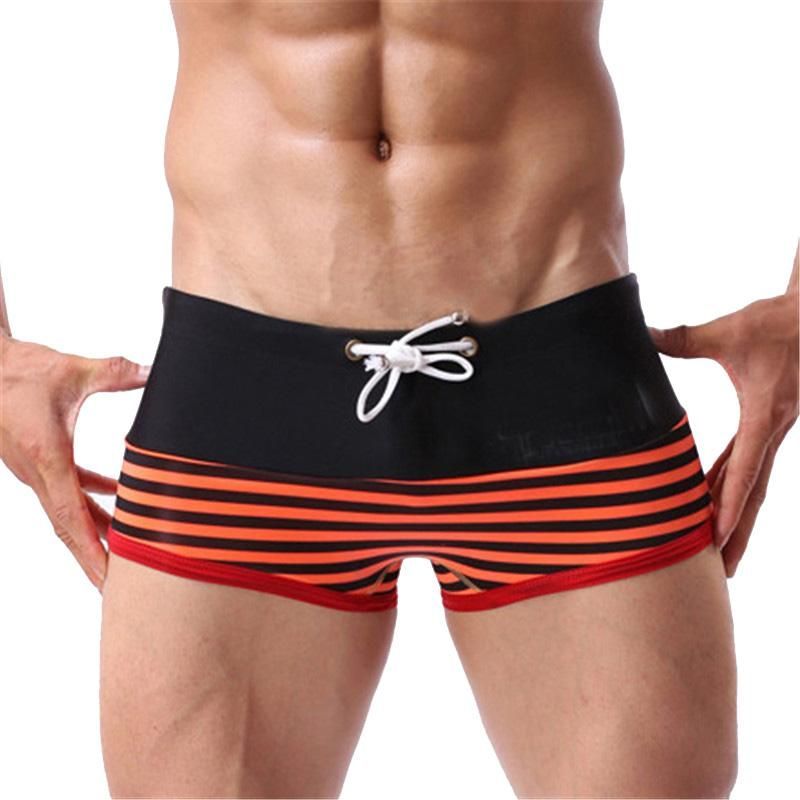 Men's Summer Underwear Boxer Beach Striped Fitness Male Trunks 2 Piece Boxers -   9 fitness Male boxers ideas