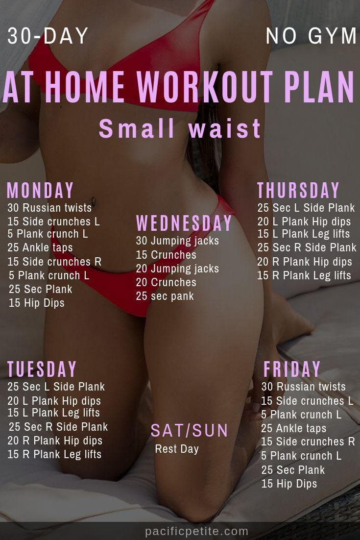 30 day at home workout plan for small waist at home, fast, easy and quick, no equipment required - Fitness -   10 quick fitness Tips ideas