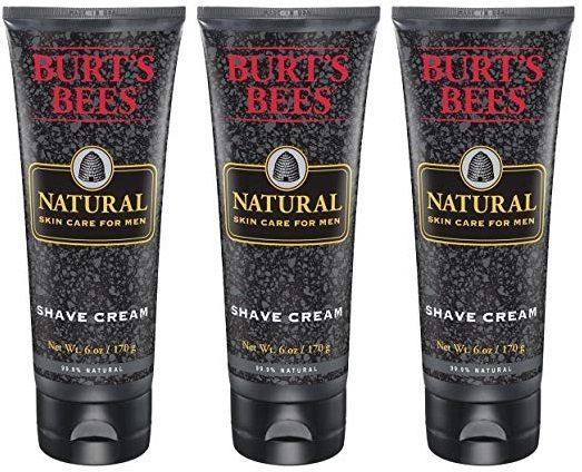 Burt's Bees Natural Skin Care for Men Shave Cream, 6 Ounces (Pack of 3) – $5.67 with Subscribe & Save (reg. $19.99) -   10 skin care For Men bees ideas