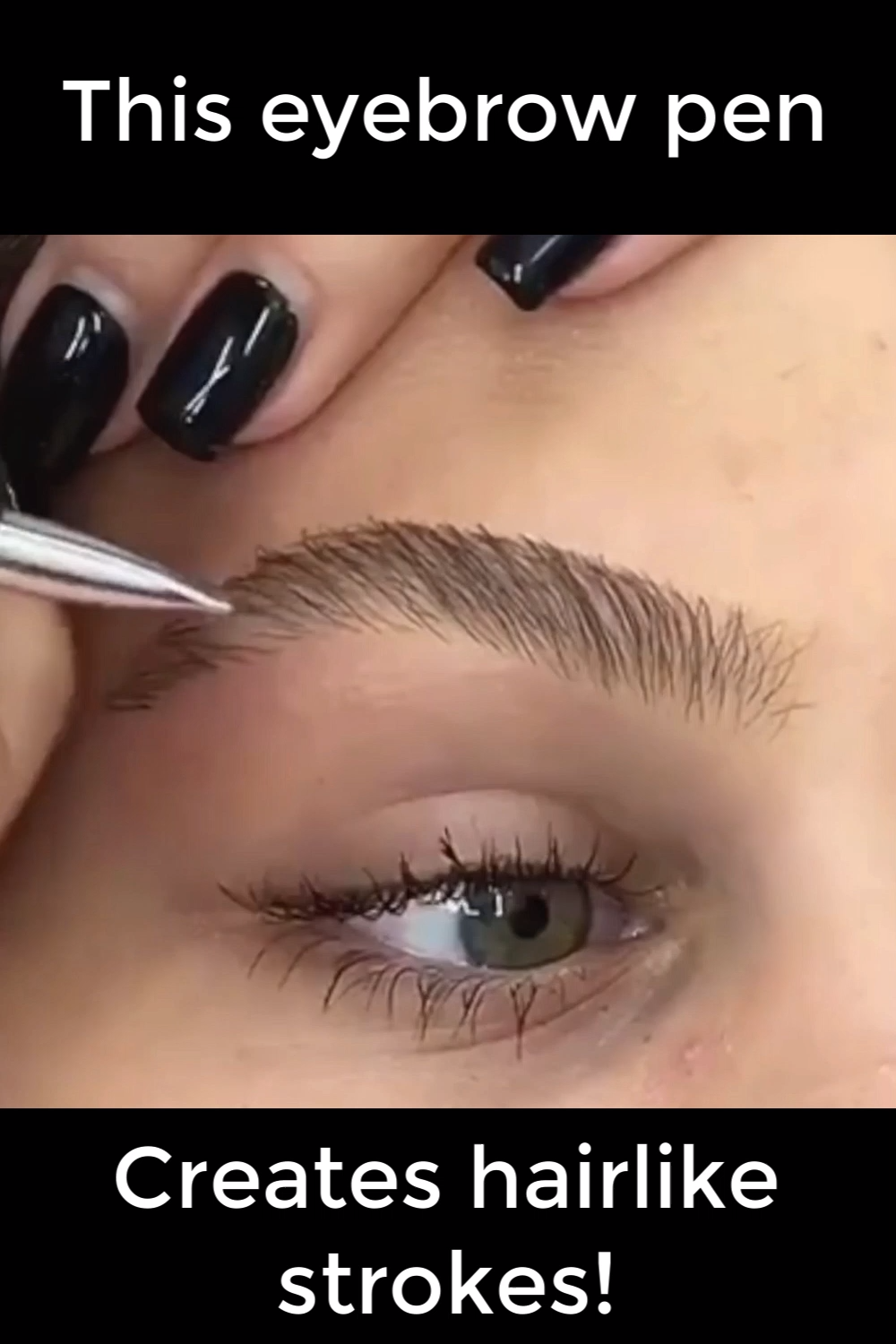 This eyebrow pen creates an instant microbladed look! -   11 beauty makeup Eyeliner ideas