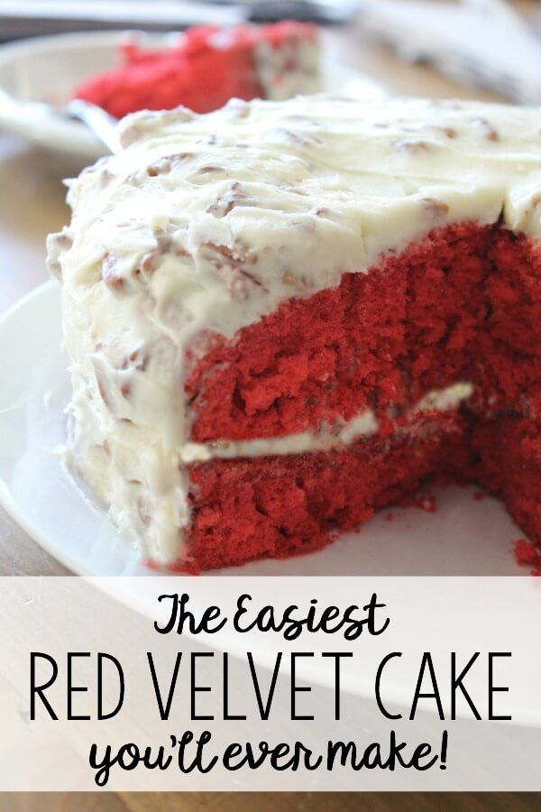11 cake Simple red ideas