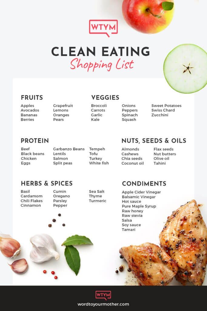 Clean Eating Simplified! Eat Healthy & Clean Up Your Diet For Real -   11 healthy recipes Diet grocery lists ideas