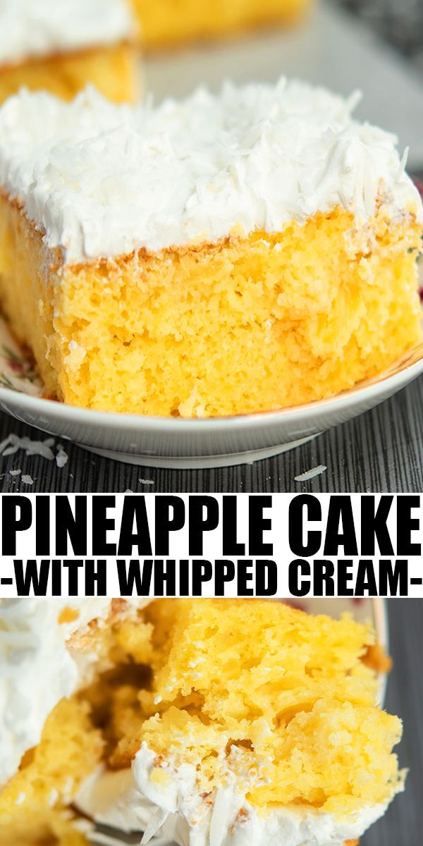 Pineapple Cake (With Cake Mix) -   12 cake Yellow whipped topping ideas