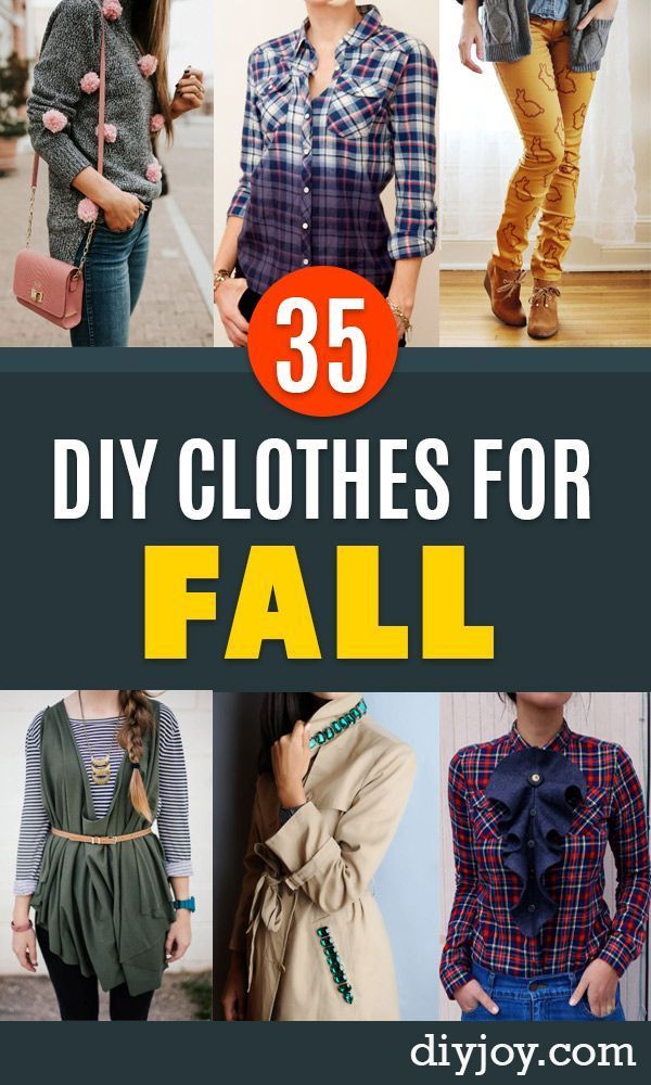 34 DIY Clothes Ideas For Fall -   13 DIY Clothes For Teens tutorials ideas