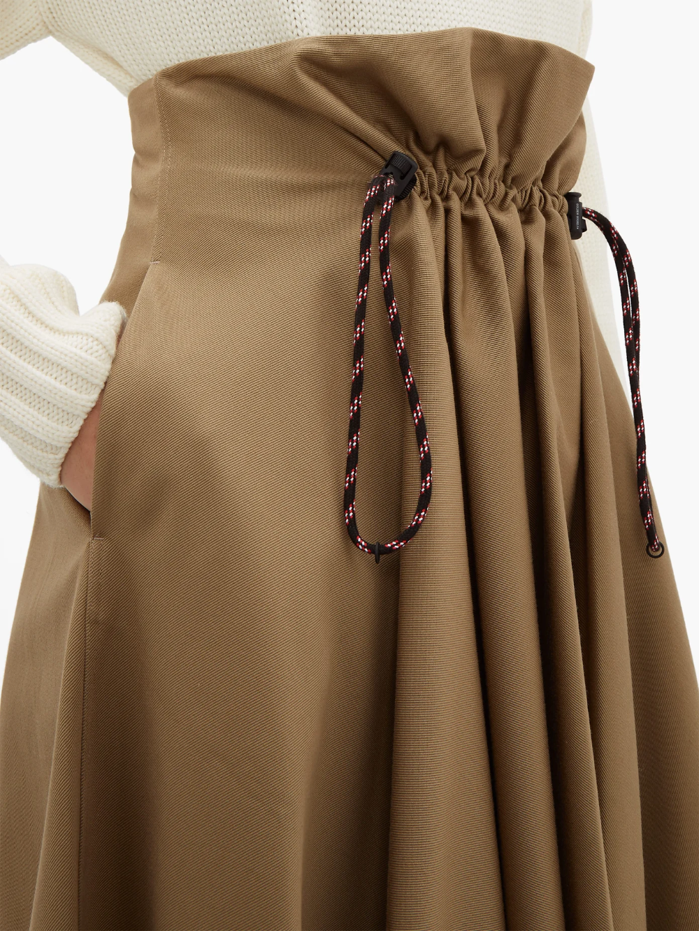 Ayeme paperbag-waist cotton twill midi skirt | Golden Goose | MATCHESFASHION US -   13 dress Skirt 2018 ideas