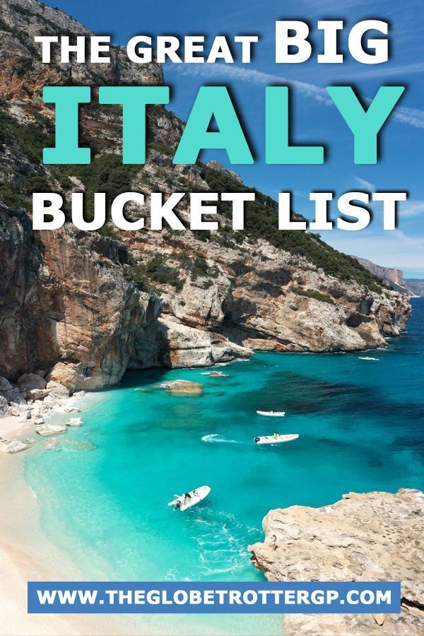 The Great Big Italy Bucket List - 50 Things To Do in Italy -   13 travel destinations Bucket Lists italia ideas